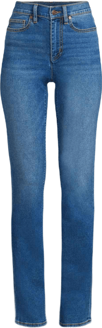 Women's Tall Recover High Rise Straight Leg Blue Jeans