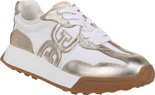 Women's Langley Emblem Lace-Up Trainer Sneakers