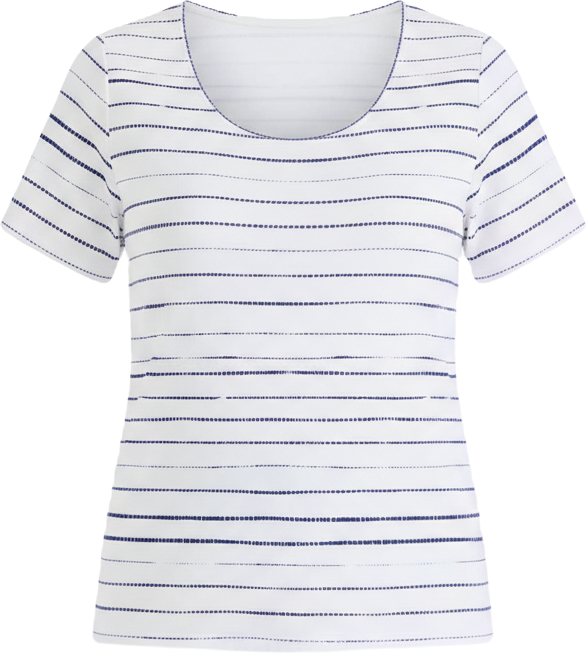 Plus Size Printed Scoop-Neck Short-Sleeve T-Shirt, Macy's Exclusive