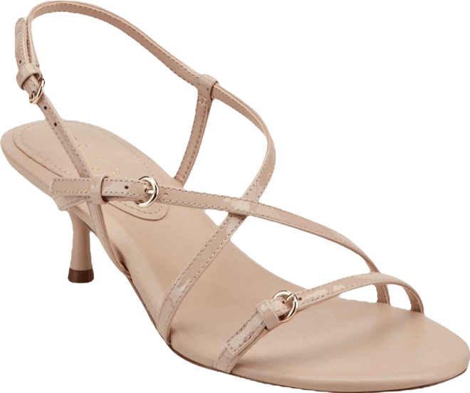 Women's Nylah Strappy Leather Kitten Heel Sandals