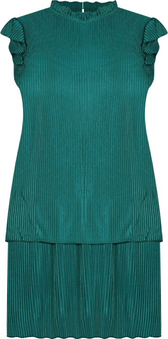 Plus Size Empire Waist Midi Dress