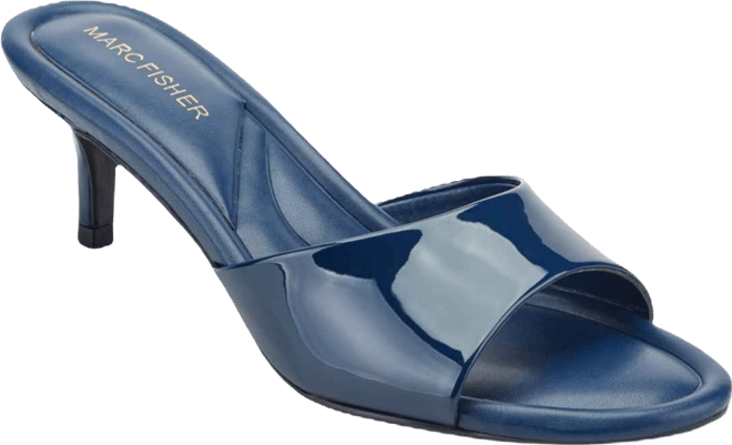 Women's Sagi Slip-On Kitten Heel Dress Sandals