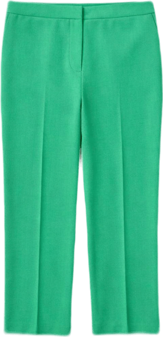 Plus Size Stretch-Crepe Straight-Fit Suit Pants