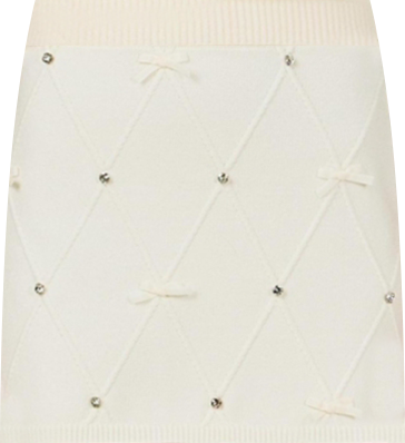 Women's Bow Detail Mini Skirt