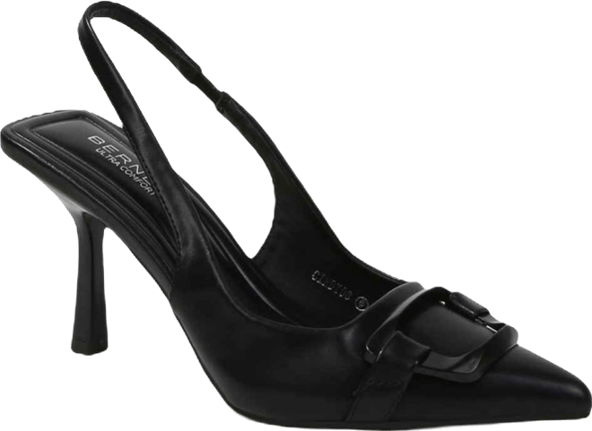 Cindy Slingback Pumps with Tonal Buckle Detail