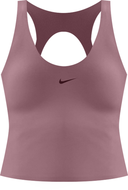 Nike Universa เสื้อกล้ามสปอร์ตบราผู้หญิงซัพพอร์ตระดับกลางเสริมฟองน้ำ