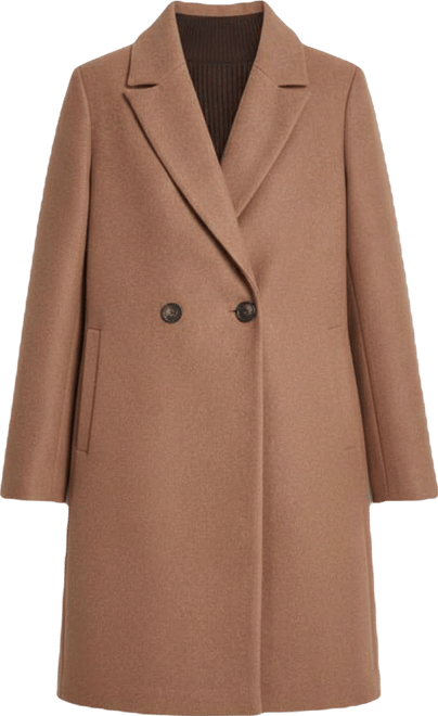 Women's Sams Double-Breasted Notch Collar Coat