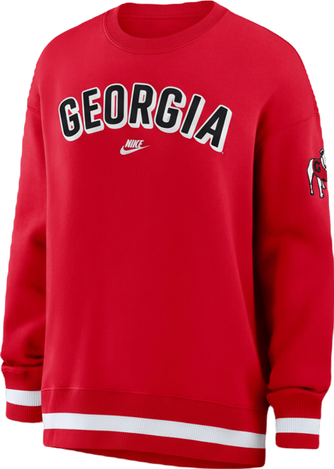 Women's Red Georgia Bulldogs Oversized Legacy Phoenix Sweatshirt