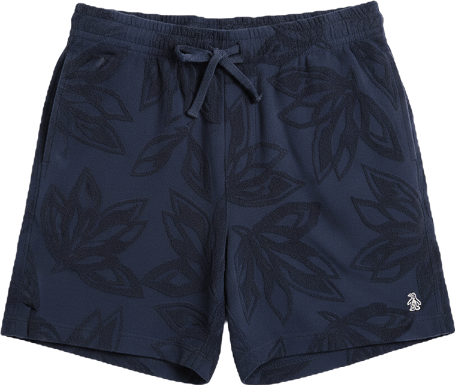 Men's Floral Patterned Slim-Fit Shorts