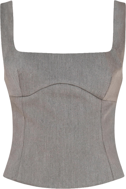 Women's Back Bow Sleeveless Fitted Top