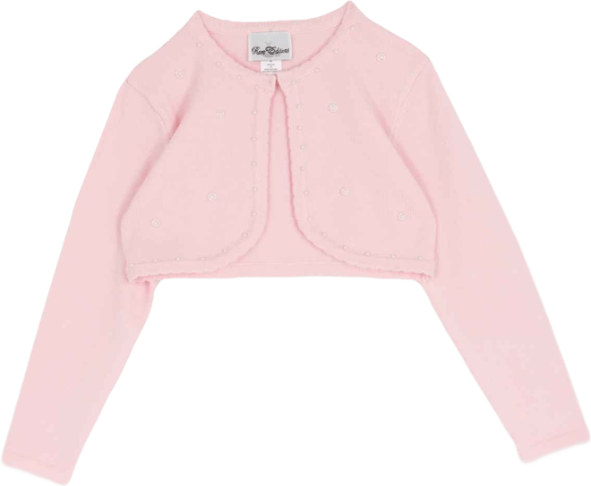 Girls' 7-16 Long-Sleeve Cardigan
