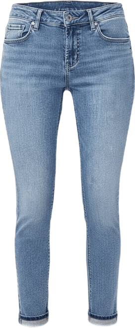 Women's Skinny Mid-Rise Girlfriend Jeans