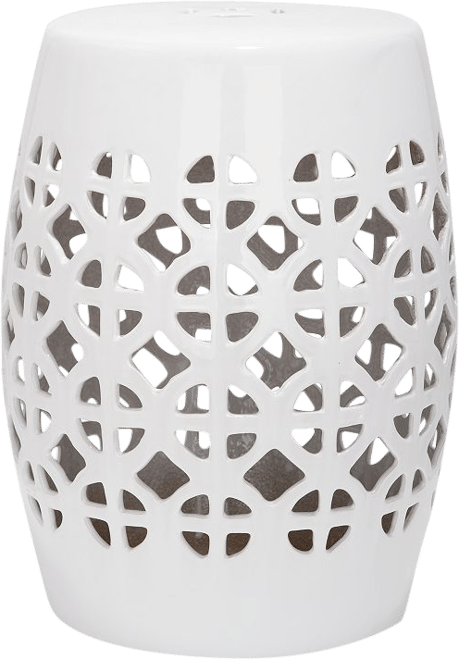 Safavieh circle deals lattice garden stool