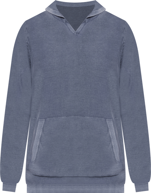 Men's Long Sleeve Stonewash Hoodie