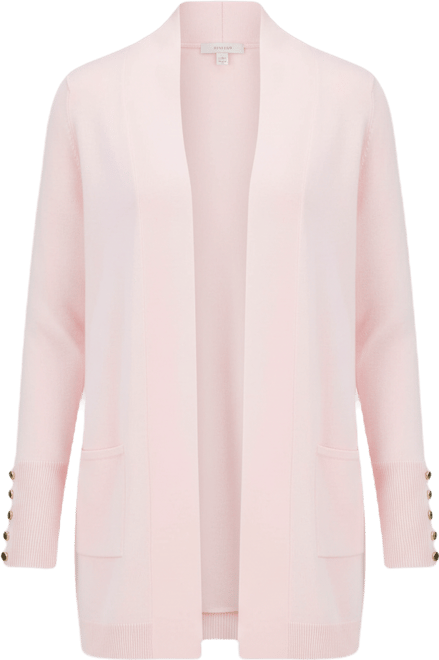 Women's Button-Sleeve Flyaway Cardigan Sweater