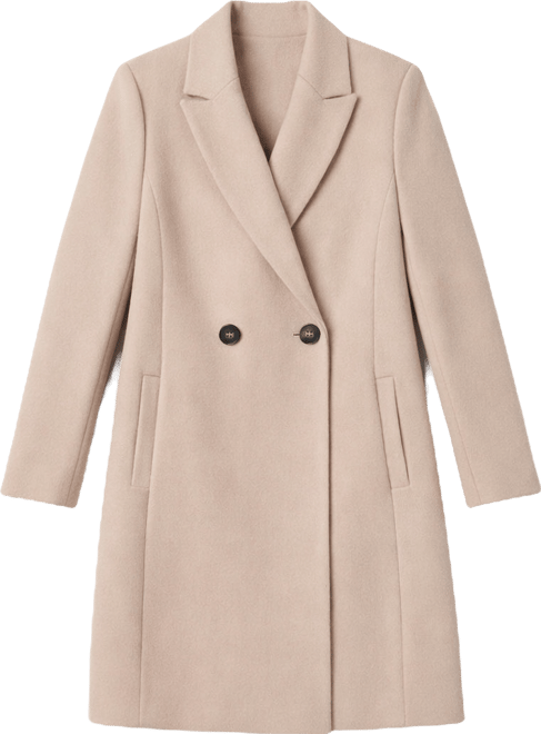 Women's Sams Double-Breasted Notch Collar Coat