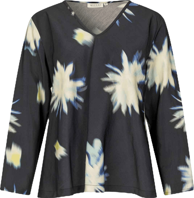 Women's Kala Long Sleeve V-Neck Blouse