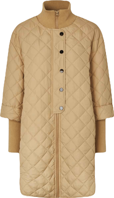 Women's Talvire High Neck Long Sleeve Coat