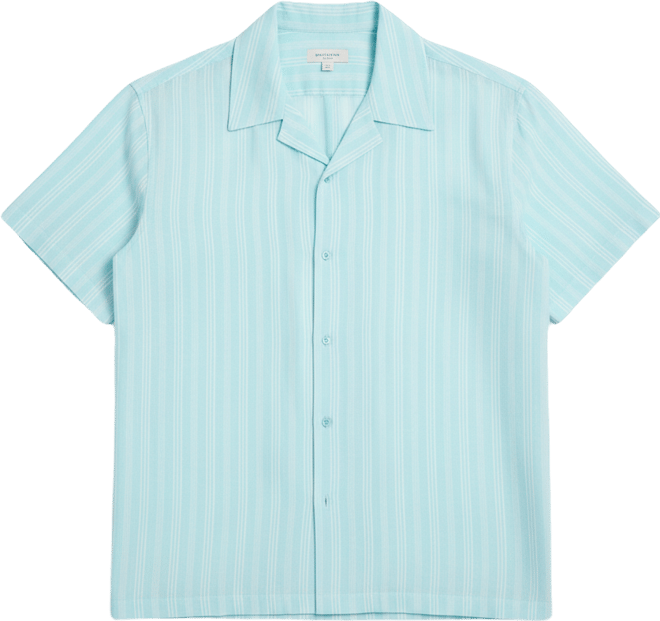 Men's Fletcher Short Sleeve Button-Front Camp Shirt