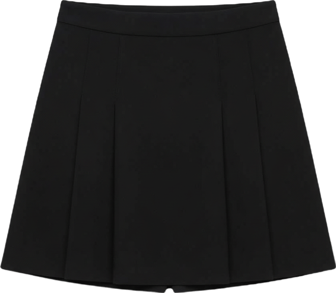 Women's Pleated Mid Rise Skorts