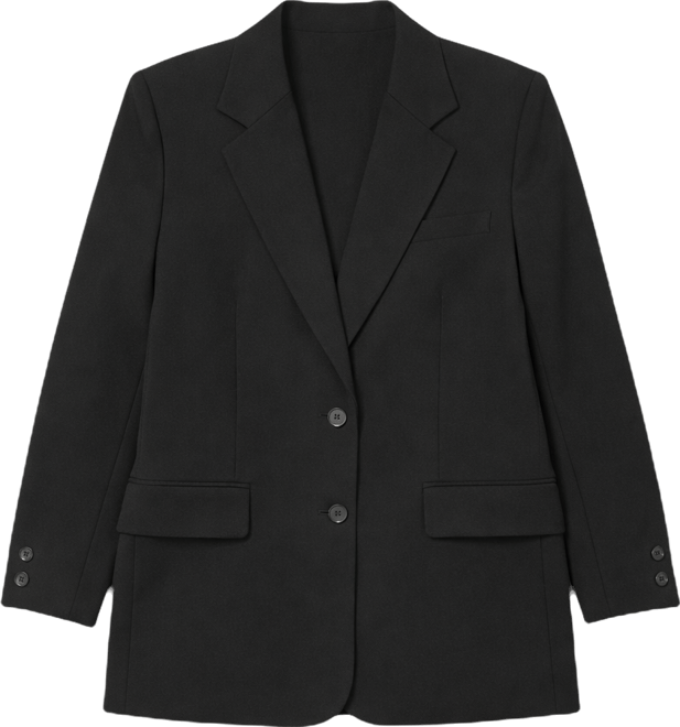 Women's Oversized Notched Collar Blazer