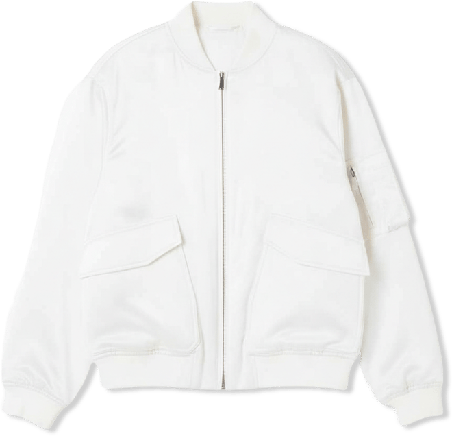Women's Satin Bomber Jacket