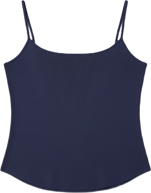 Women's Round Hem Knit Tank Top