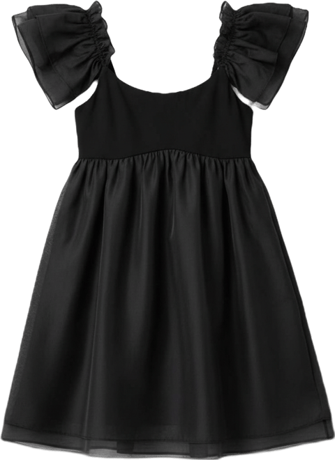 Women's Organza Sleeve Mini Dress