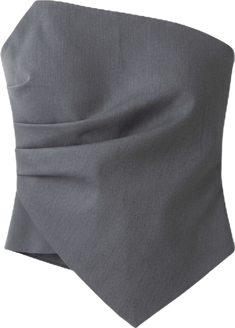 Women's Draped Corset Top