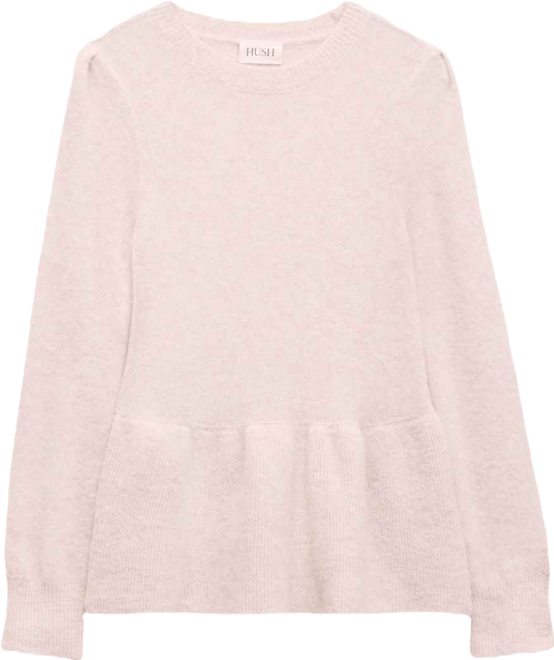 Women's Wool Blend Peplum Top