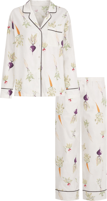 Women's Long Sleeve Brushed Cotton Pyjamas