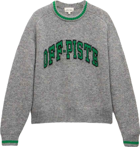 Women's Ellis Wool Blend Off-Piste Motif Sweater