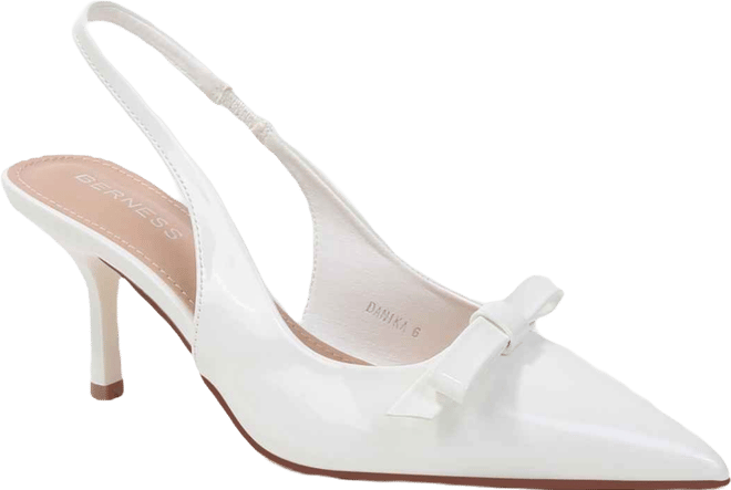 women's Danika Slingback Pumps with Bow Detail