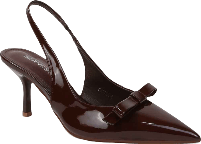 women's Danika Slingback Pumps with Bow Detail