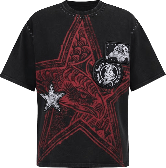 Shop Smoke Rise Chaos Abyss Tee KT26S446SN-BLK black | SNIPES USA