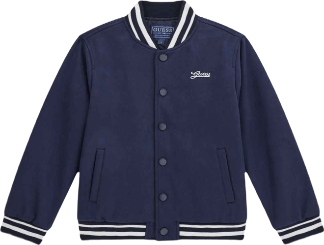 Boys' 8-18 Stand Collar Padded Bomber Jacket