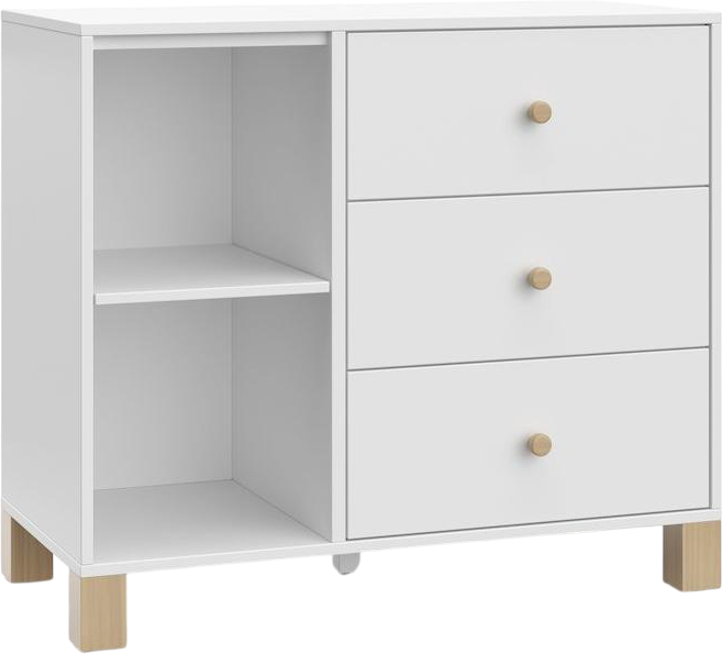 California 3 Drawer Combo Dresser