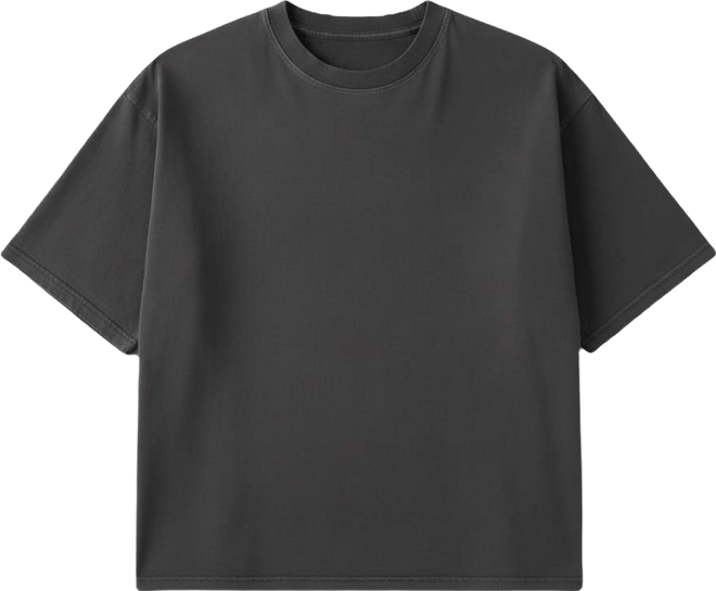 Men's Classic Cropped Short-Sleeve T-Shirt