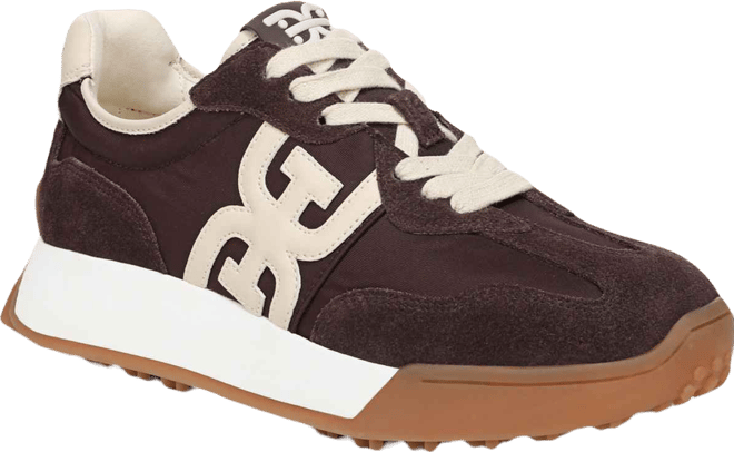 Women's Langley Emblem Lace-Up Trainer Sneakers