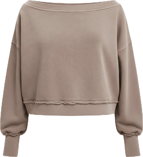 Women's Off Shoulder Sweatshirt