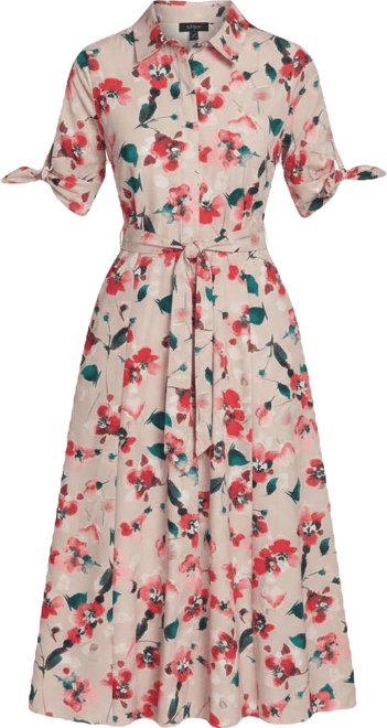 Women's Collared Midi Dress