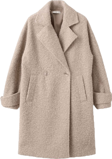 Women's Lapels Boucle Coat
