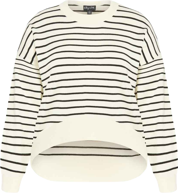 Plus Size Stripe Lilia Sweater