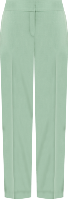 Crepe High-Rise Slim Pants, Regular & Petite