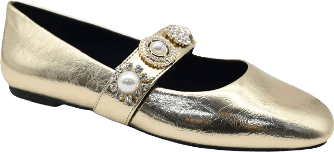 Women's Zeta Charms Mary-Jane Flats