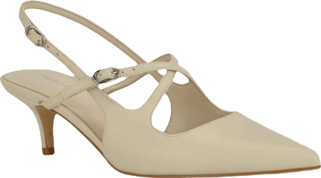 Women's Vierra Strappy Slingback Kitten Heel Pumps