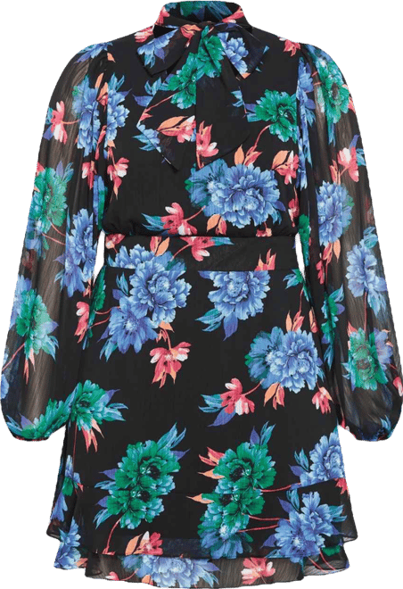 Plus Size Blakely Print Dress