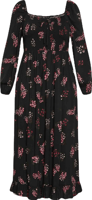 Plus Size Cassie Floral Maxi Dress