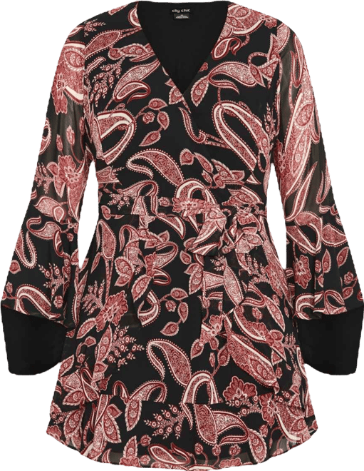 Plus Size Paisley Dress