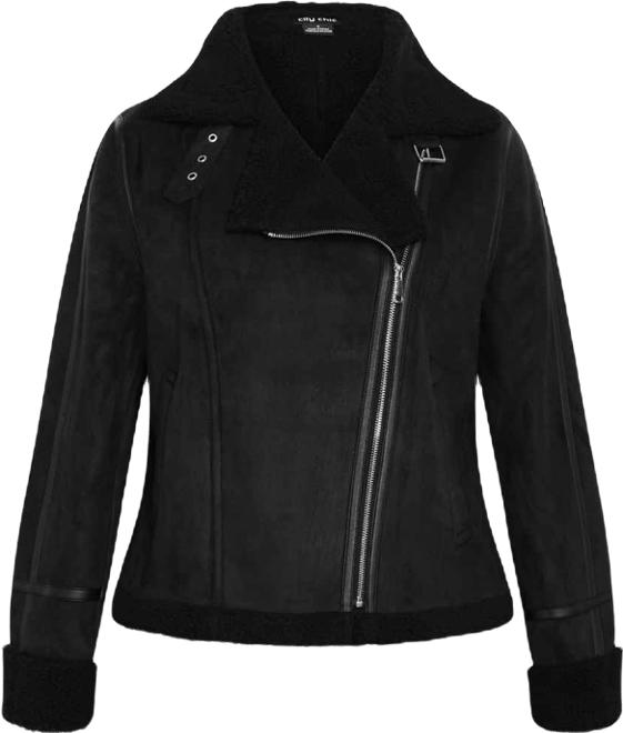 Plus Size Sherpa Hunter Jacket